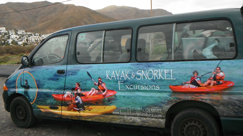 Fuerteventura Kayaks Mini Bus Fuerteventura Kayaks Mini Bus