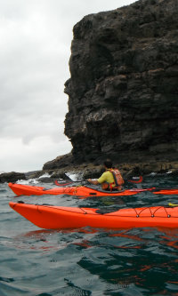 sea kayaks off Fuerteventura sea kayaks off Fuerteventura