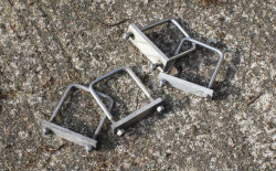 U Clamps for fiiting V bars to roofrack