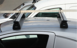 Wider roof bars with channel need differnet clamp system to fit V bars to them