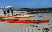 sea kayak on beach
