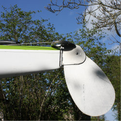 Overstern rudder for K1 marathon kayak Overstern rudder for K1 marathon kayak