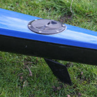 Understern with deck hatch for access