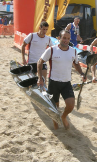 Handles in use at World Champs Porto 2009