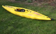 Yellow White Water Kayak
